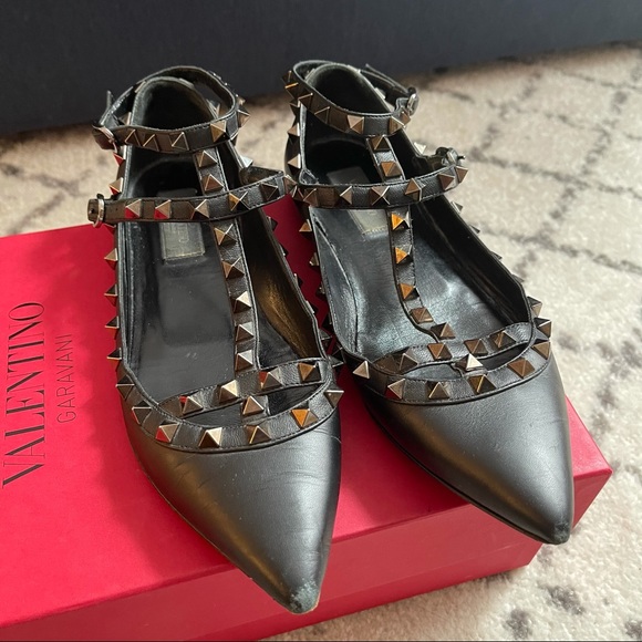 Valentino rockstud flats - Picture 6 of 14